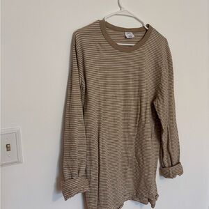 Urban Outfitters Brown Striped Top